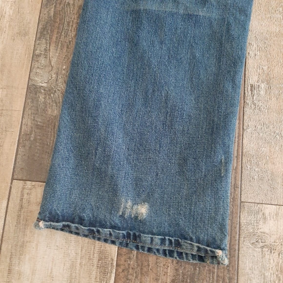 Regent Jeans 34x30 Boot Cut Distressed - Picture 4 of 11